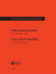 4つの短い練習（ベルント・アロイス・ツィンマーマン）（チェロ）【4 Short Studies】