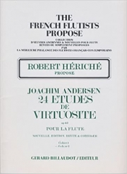24の技巧的練習曲・Op.60・Vol.2 （ヨアキム・アンダーセン）（フルート）【24 Etudes de Virtuosite Op. 60 Vol. 2】