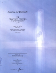 24の大練習曲・Op.15・Vol.2 （ヨアキム・アンダーセン）（フルート）【24 Grandes Etudes Opus 15 - Volume 2】