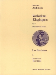 悲歌的変奏曲・Op.27 （ヨアキム・アンダーセン）（フルート+ピアノ）【Variations Elegiaques Op.27】