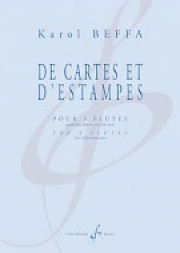 地図と版画の（カロル・ベッファ）（フルート三重奏）【De cartes et d’estampes】