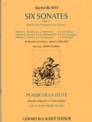 6つのソナタ・Op.2・Vol.2 （ミシェル・ブラヴェ）（フルート+ピアノ）【Six Sonates Opus 2 - Volume 2 : Sonates 3 et 4】