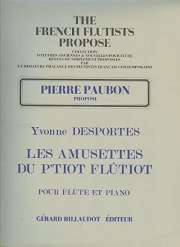 Les Amusettes Du P’Tiot Flutiot（イヴォンヌ・デポルテ）（フルート+ピアノ）