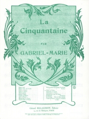 金婚式（ガブリエル＝マリ）（フルート+ピアノ）【La Cinquantaine】
