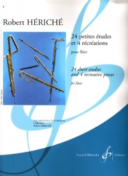 24の小練習曲と4つのレクリエーション（ロベルト・エリシュ）（フルート）【24 Petites Etudes et 4 Recreations】