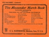 アレキサンダー・マーチ（ラッセル・アレクサンダー）（トロンボーン・1st＆2nd）【Alexander March Book】