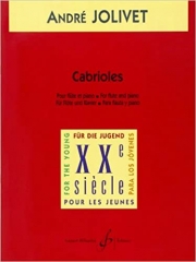 カブリオール（アンドレ・ジョリヴェ）（フルート+ピアノ）【Cabrioles】