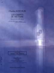蜜槽の歌・Vol.3（シャルル・ケクラン）（フルート）【Les Chants De Nectaire - Volume 3】