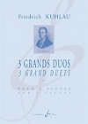 3つの大二重奏曲・Op.39（フリードリヒ・クーラウ）（フルート二重奏）【3 Grands Duos - Opus 39】