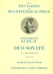 デュオ・ソナタ・ト短調・Op.83・No.3（フリードリヒ・クーラウ）（フルート+ピアノ）【Duo Sonate En Sol Mineur Opus 83 No3】