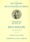 デュオ・ソナタ・ト短調・Op.83・No.3（フリードリヒ・クーラウ）（フルート+ピアノ）【Duo Sonate En Sol Mineur Opus 83 No3】