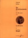 6つの嬉遊曲・Op.68・Vol.2（フリードリヒ・クーラウ）（フルート+ピアノ）【Six Divertissements Opus 68 - Volume 2】