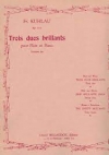 3つの華麗な二重奏曲・Op.110・Vol.3（フリードリヒ・クーラウ）（フルート+ピアノ）【Trois Duos Brillants - Opus 110, Volume 3】
