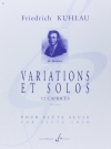 12のカプリッチオによる変奏曲・Op.10（フリードリヒ・クーラウ）（フルート）【Variations Et Solos : 12 Caprices - Opus 10 Bis】