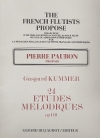 24の旋律的練習曲（カスパー・クンマー）（フルート）【24 Etudes Melodiques】