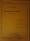 3つのやさしい小二重奏曲・Op.20（カスパー・クンマー）（フルート二重奏）【Trois Petits Duos Faciles Opus 20】