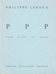 PPP（フィリップ・ルルー）（フルート+ピアノ）