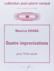 4つの即興曲（モーリス・オアナ）（フルート）【Quatre Improvisations】