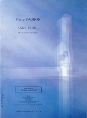 Sans Plus...（ピエール・ポーボン）（フルート+ピアノ）