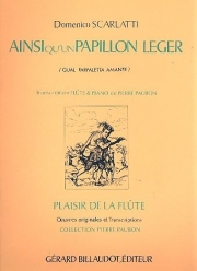 Ainsi Qu’un Papillon Leger（ドメニコ・スカルラッティ）（フルート+ピアノ）【3 Sonates】