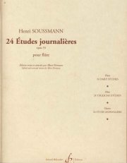 24の日課練習曲・Op.53（アンリ・スースマン）（フルート）【24 Etudes Journalieres Opus 53】