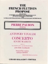 協奏曲・ニ長調・Op.10・No.3（アントニオ・ヴィヴァルディ）（フルート+ピアノ）【Concerto En Re Majeur Opus 10 No3 : Le Chardonneret】