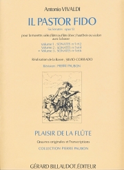 「忠実な羊飼い」・Vol.3（アントニオ・ヴィヴァルディ）（フルート+ピアノ）【Il Pastor Fido Opus 13 Volume 3 : Sonates 5 Et 6】