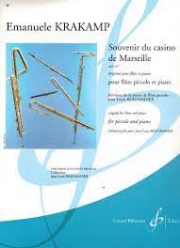 マルセイユのカジノの思い出・Op.187（エマヌエレ・クラカンプ）（ピッコロ+ピアノ）【Souvenir Du Casino De Marseille - Opus 187】