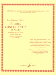 22の協奏的練習曲（バッハ）（クラリネット）【Etudes Concertantes 22 Pieces】