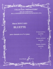 小品（マルセル・ブカール）（クラリネット+ピアノ）【Bluette】