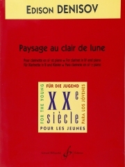 Paysage Au Clair De Lune（エディソン・デニソフ）（クラリネット+ピアノ）
