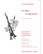 En Allant et Plaisantant（イヴォンヌ・デポルテ）（クラリネット+ピアノ）