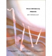 クインテット（デジレ・ドンデイヌ）（クラリネット+ピアノ）【Quintette Pour Clarinette Basse En Sib Et Quat A Cordes - 】