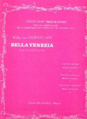 美しいヴェネツィア（Willy van Dorsselaer）（クラリネット+ピアノ）【Bella Venezia】