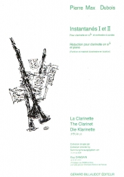 Instantanes I et II（ピエール・マックス・デュボワ）（クラリネット+ピアノ）