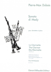 Sonata Di Mady（ピエール・マックス・デュボワ）（クラリネット+ピアノ）