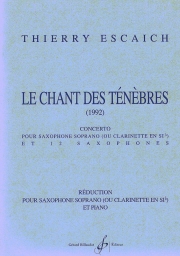 暗闇の歌（ティエリー・エスケシュ）（ソプラノサックス+ピアノ）【Le Chant Des Tenebres】