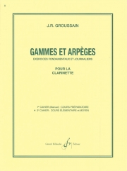 音階とアルペジオ・Vol.2（J. R. グルーサン）（クラリネット）【Gammes et Arpeges - Volume 2】