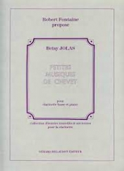 Petites Musiques De Chevet（ベッツィ・ジョラス）（クラリネット+ピアノ）