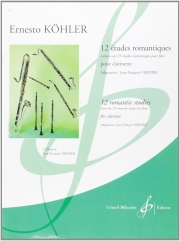 12のロマンチックな練習曲（エルネスト・ケーラー）（クラリネット）【12 Etudes Romantiques】