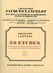 20の技術練習曲・Vol.1（エマヌエレ・クラカン）（クラリネット）【20 Etudes ou Exercices - Volume 1】