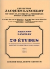 20の技術練習曲・Vol.2（エマヌエレ・クラカン）（クラリネット）【20 Etudes ou Exercices - Volume 2】