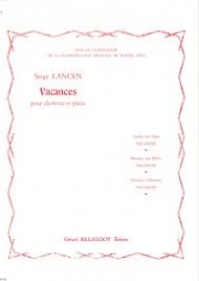 バカンス（セルジュ・ランセン）（クラリネット+ピアノ）【Vacances】