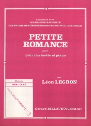 リトル・ロマンス（レオン・ルジェロン）（クラリネット+ピアノ）【Petite Romance】