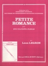 リトル・ロマンス（レオン・ルジェロン）（クラリネット+ピアノ）【Petite Romance】