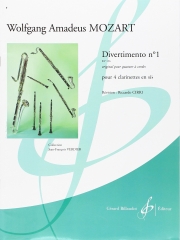 ディヴェルティメント・No.1・KV.136（モーツァルト） (クラリネット四重奏）【Divertimento N° 1 KV 136】