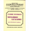 Melodie Lunaire（アンドレ・パトリック）（クラリネット+ピアノ）