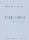 独り言（ピエール・ポーボン）（クラリネット）【Soliloques】