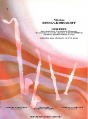 クラリネット協奏曲（ニコライ・リムスキー＝コルサコフ）（クラリネット+ピアノ）【Concerto】