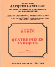 4つの叙情的小品（アレキサンドル・ライディン）（クラリネット+ピアノ）【Quatre Pieces Lyriques】